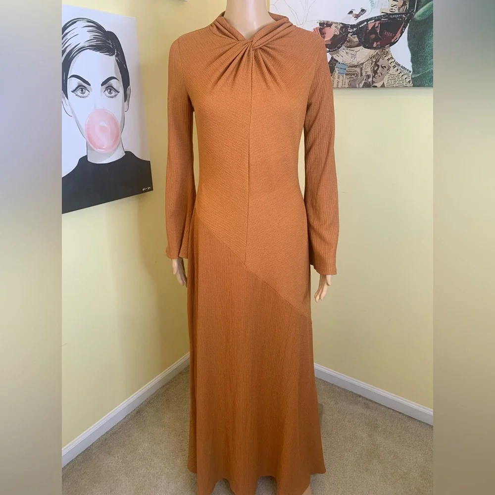 ASOS Orange Maxi Dress - Picture 4 of 7